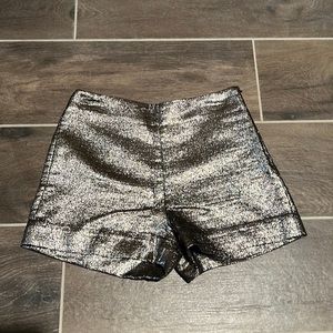 DVF Gold Shorts